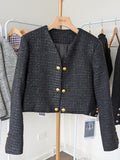 Goose Down Tweed Jacket 139 Size 8-10
