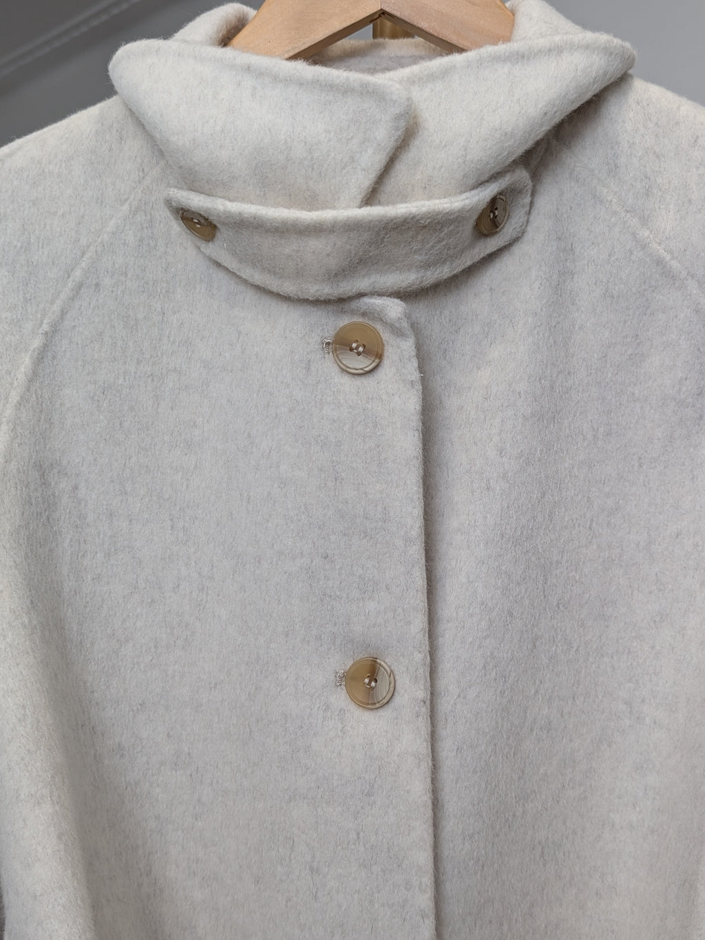 035 100% Wool Coat Oat