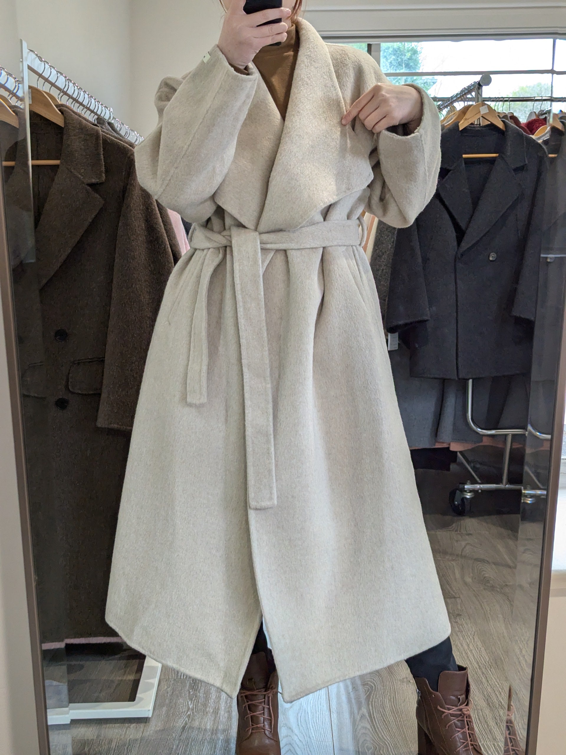 103 Pure Wool Coat M 10-14