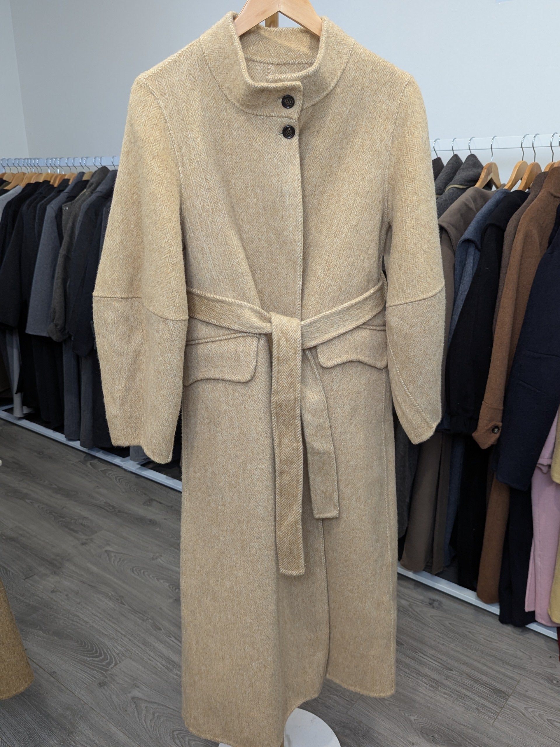 188 100% Wool Coat S 10-14