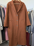 282 31% Wool 56% Alpaca Wool Coat XL 14-16 Camel