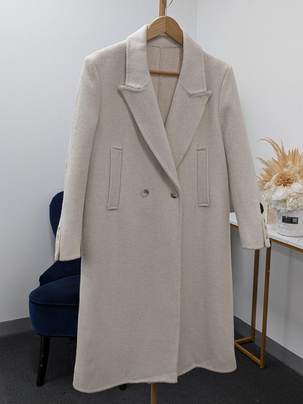 20% Tencel 70% Wool Coat Women Warehouse Try-On Welcome 251