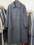 127 70% Wool Coat Dark Grey S 8-10 M 12-14