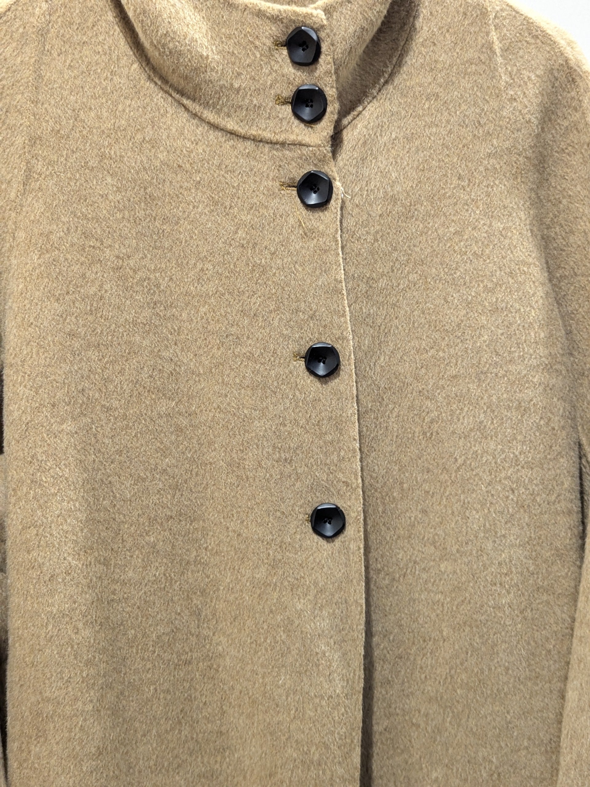 143 100% Wool Coat Light Tan S 8-12