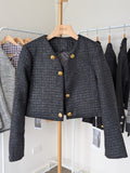 Goose Down Tweed Jacket 137 Size 8-10