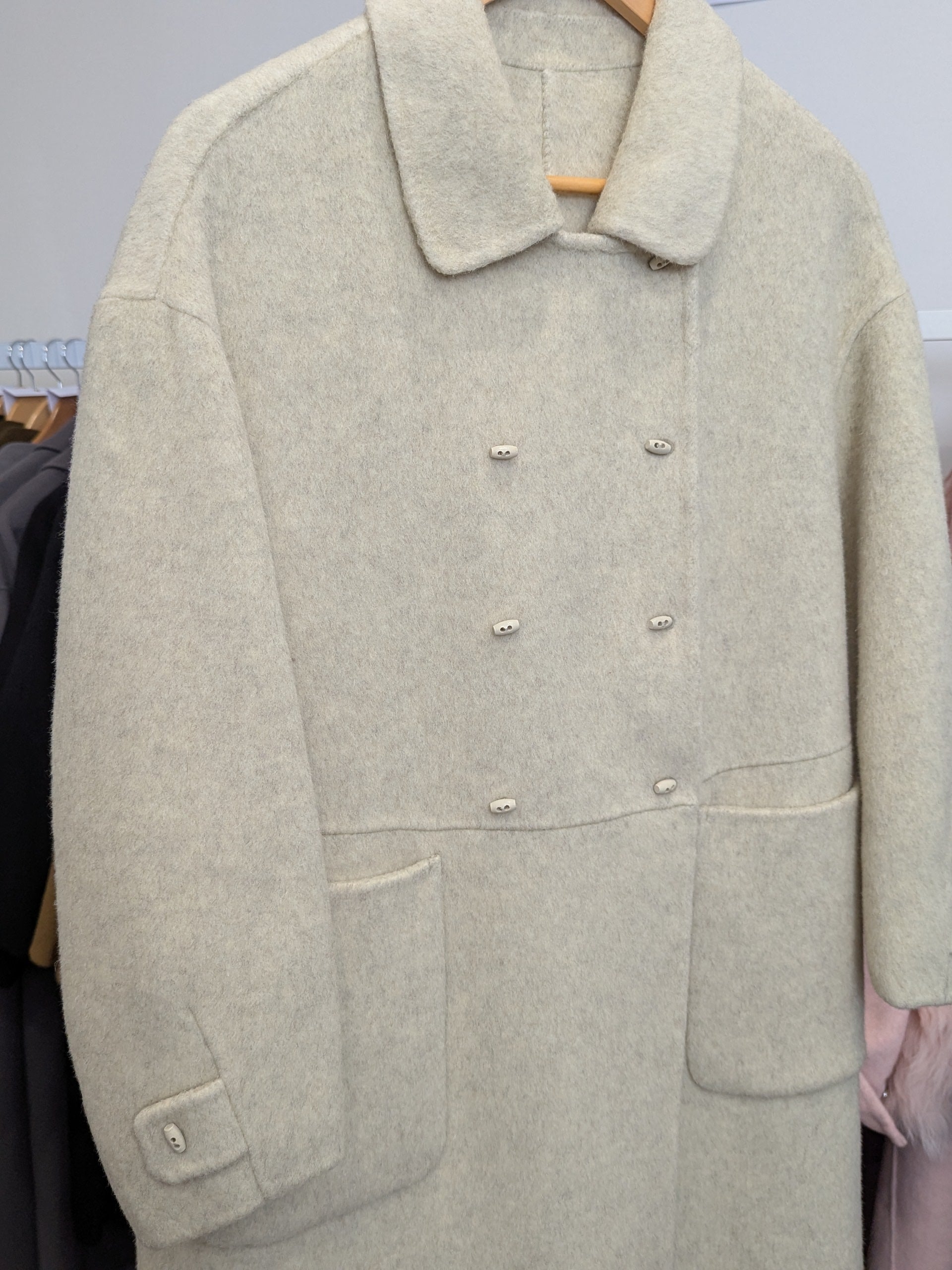 165 75% Wool Coat Green
