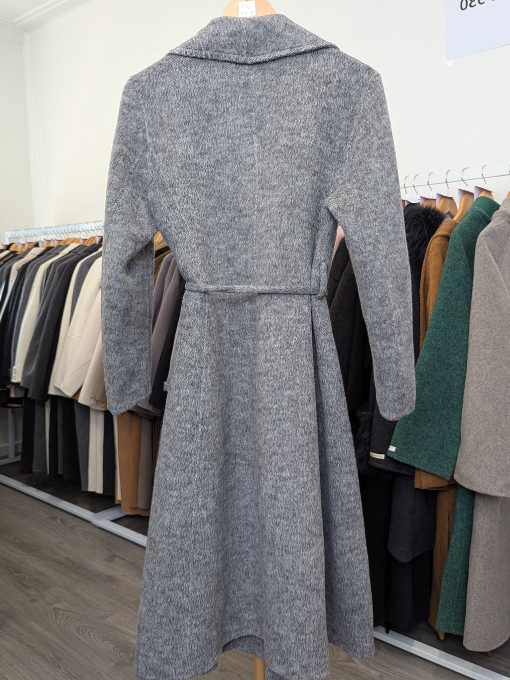 211 70% Wool Coat Grey M 8-10