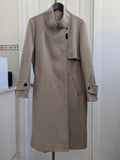 195 67% Wool Coat Oat S 8-10