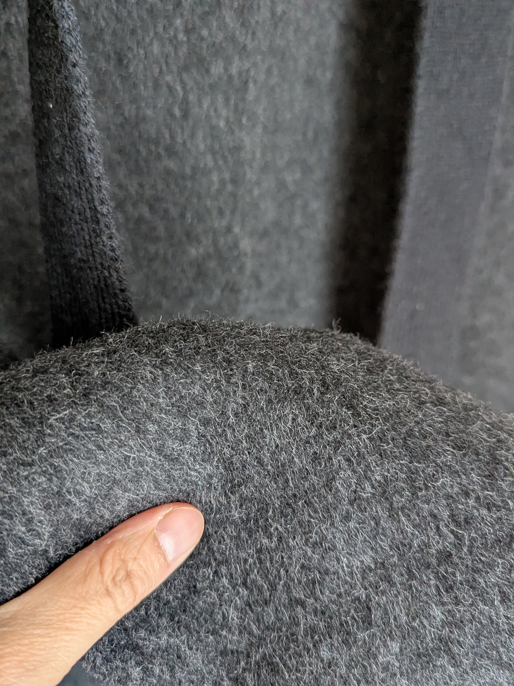 Pure Wool Coat Hand Made 191 Size M8-12 Brand New Detachable Hood