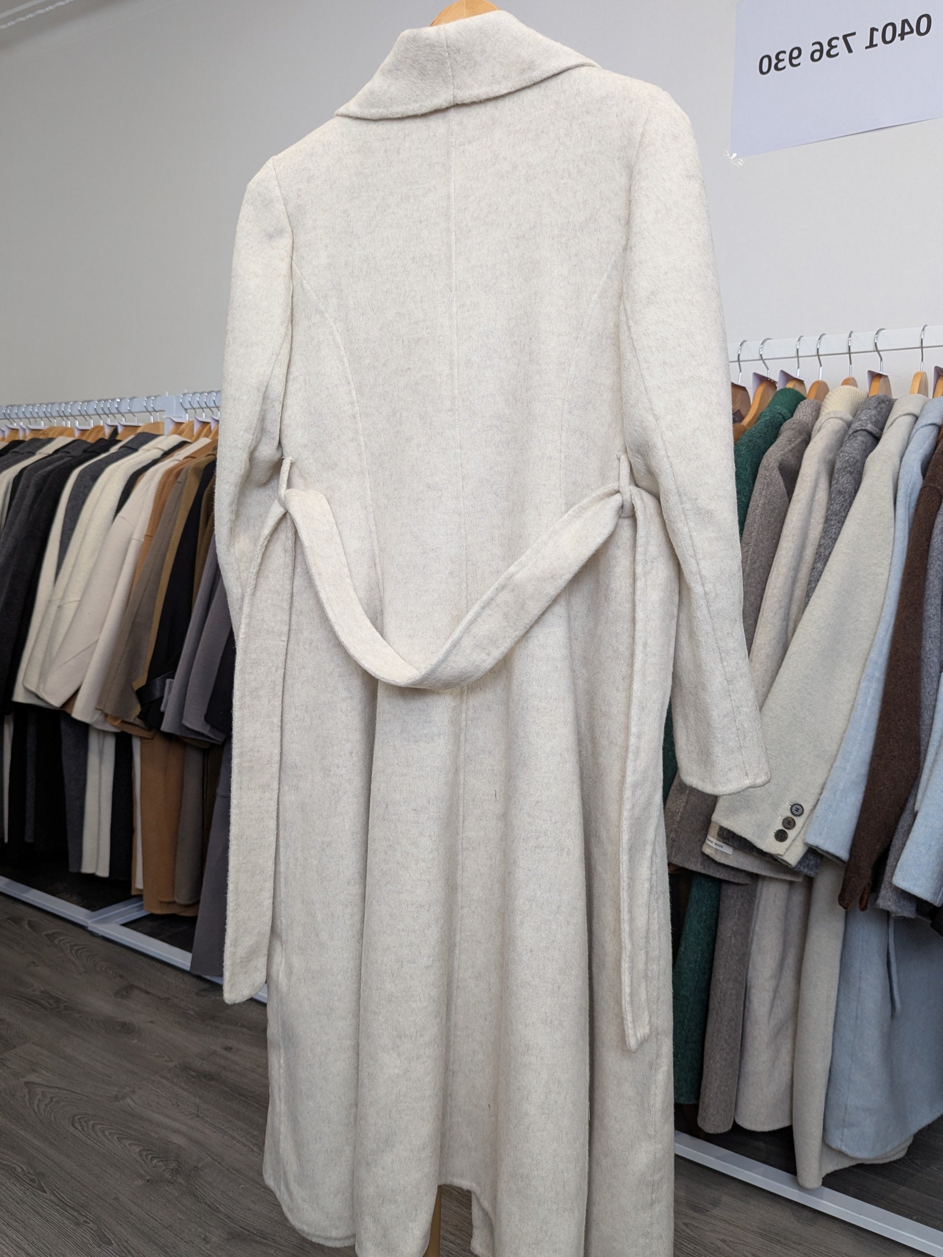 222 100% Wool Coat Beige M 10-12