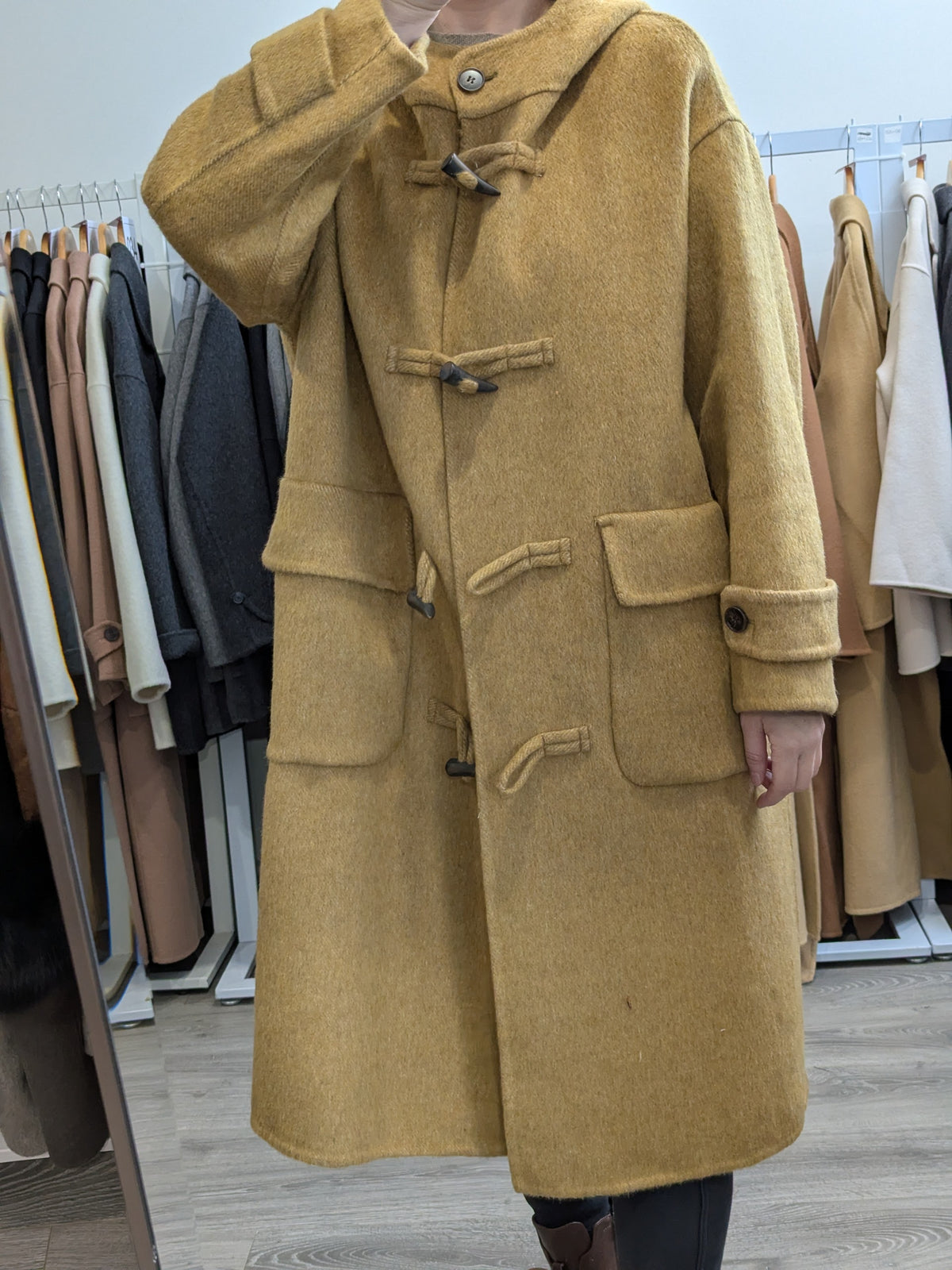287 100% Wool Coat Light Camel M 12-16