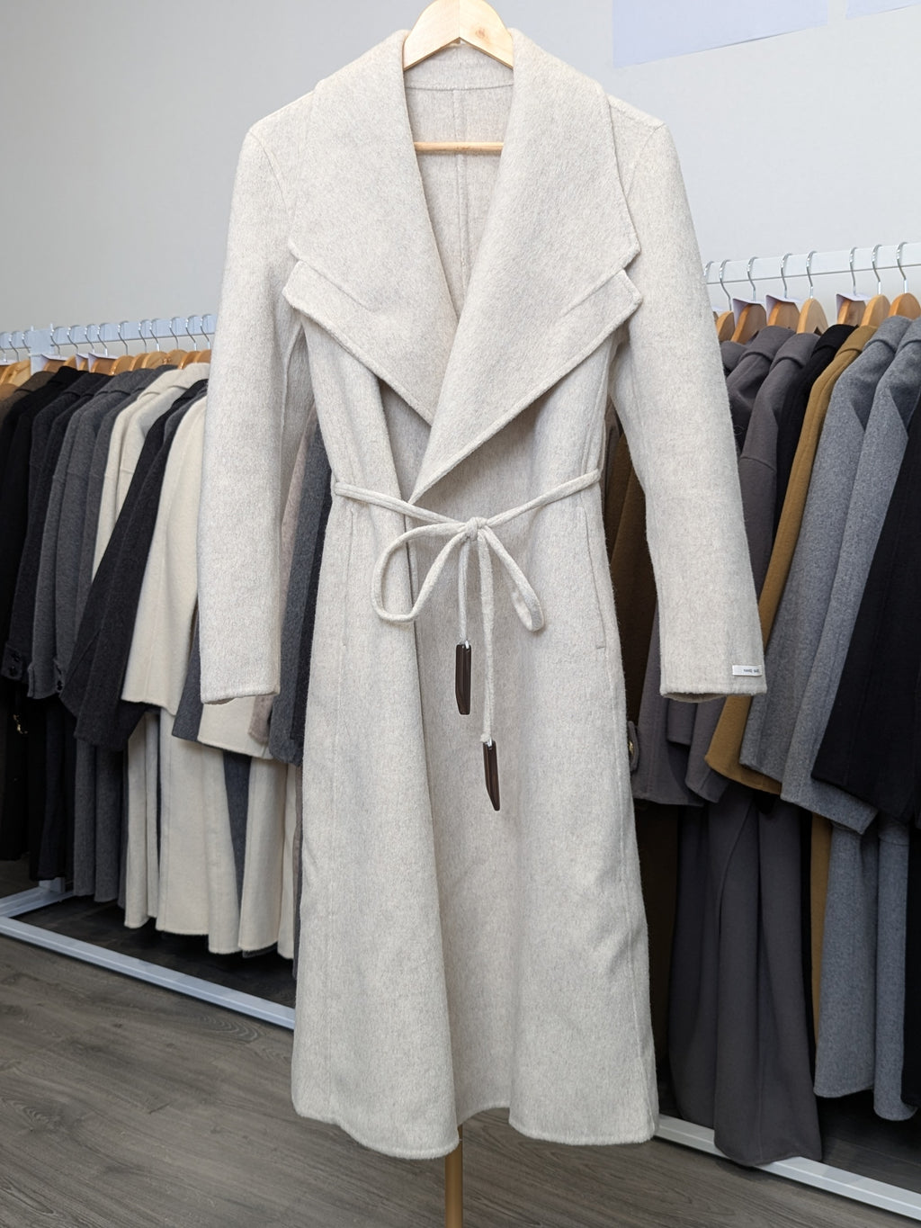 130 70% Wool Coat Oat