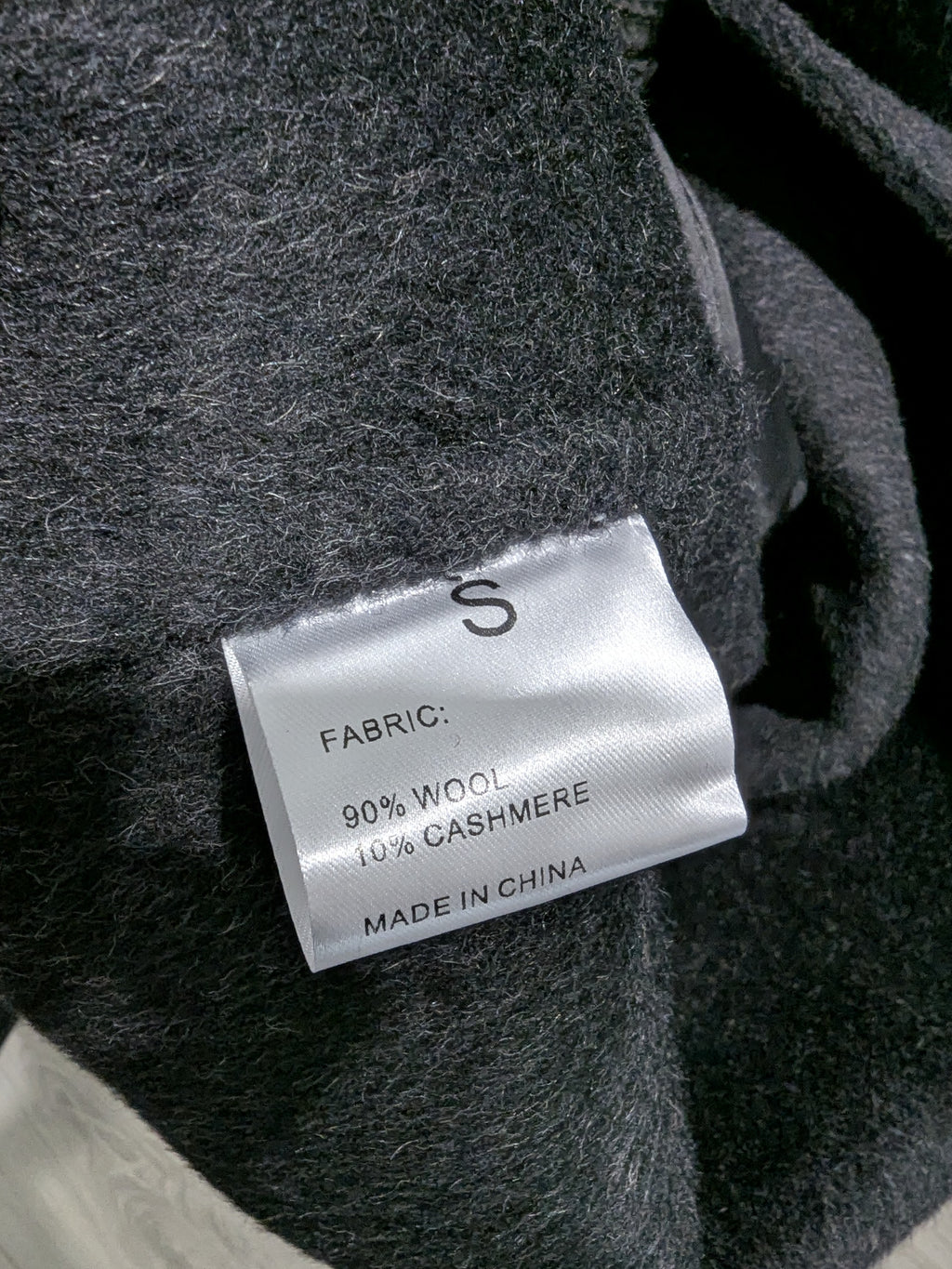 005 Cashmere blend Charcoal