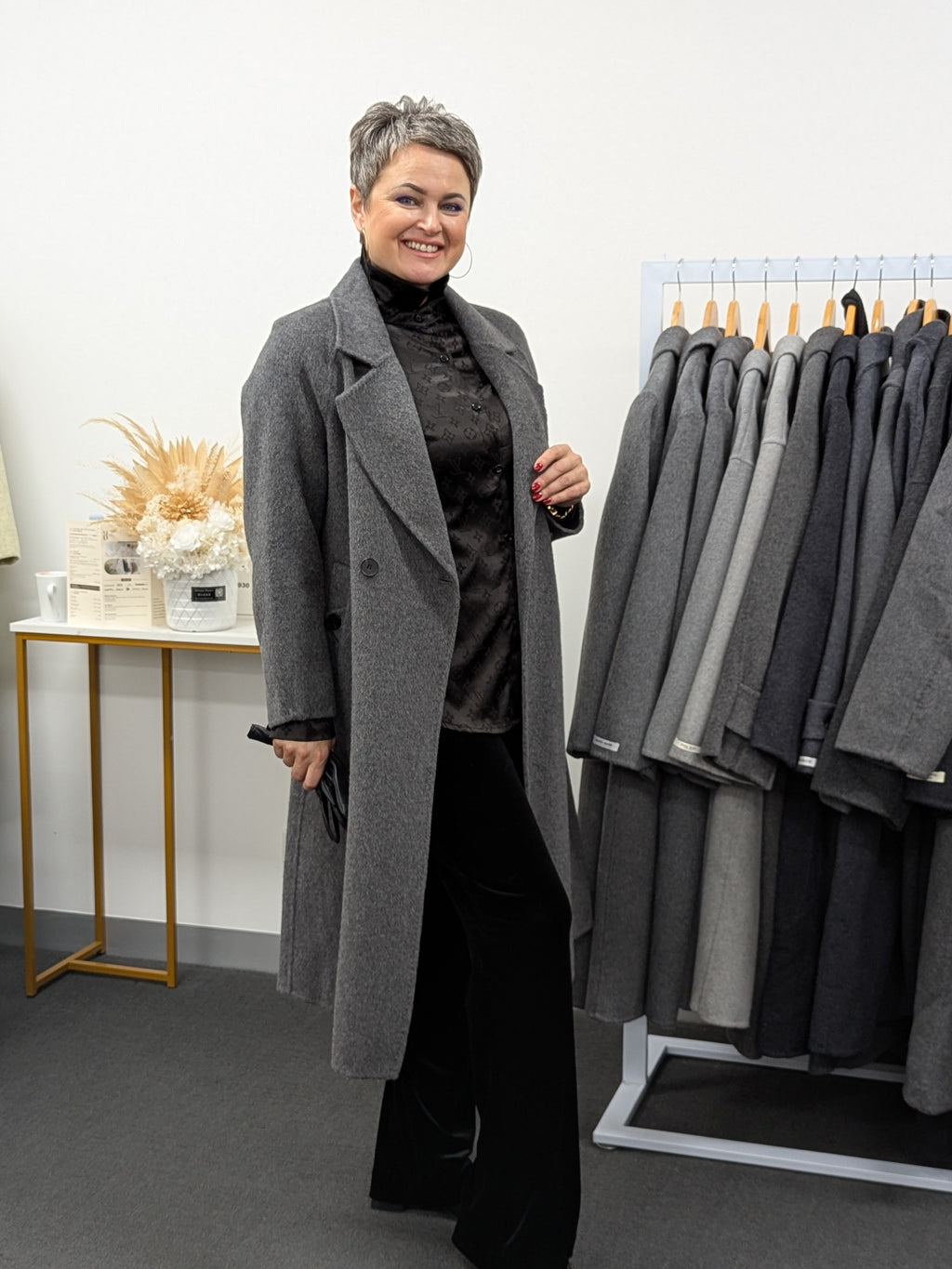 010 100% Wool Grey