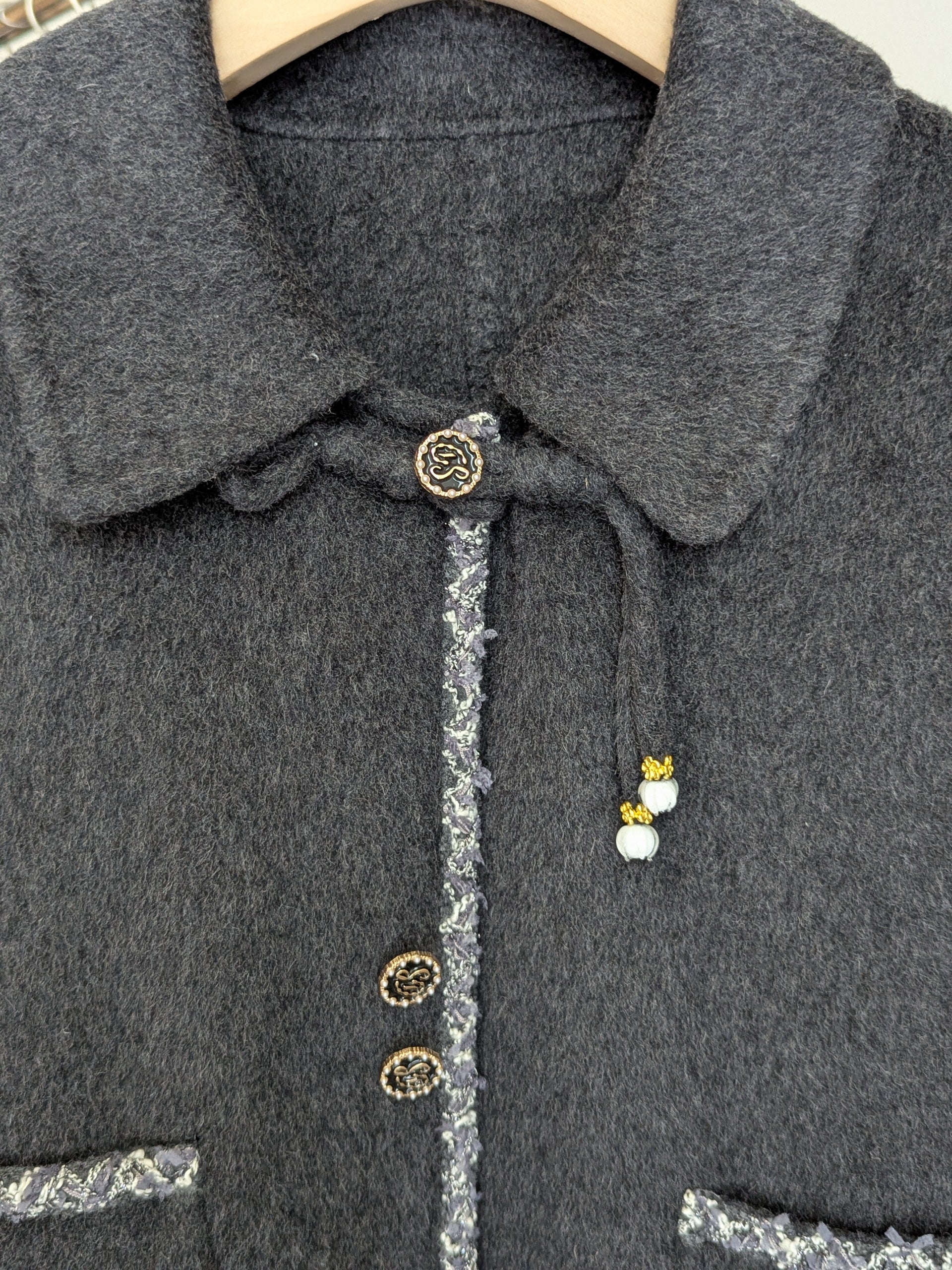Brand New Pure Wool Coat FREE SHIPPING High Quality Wool 086 Size 8-10