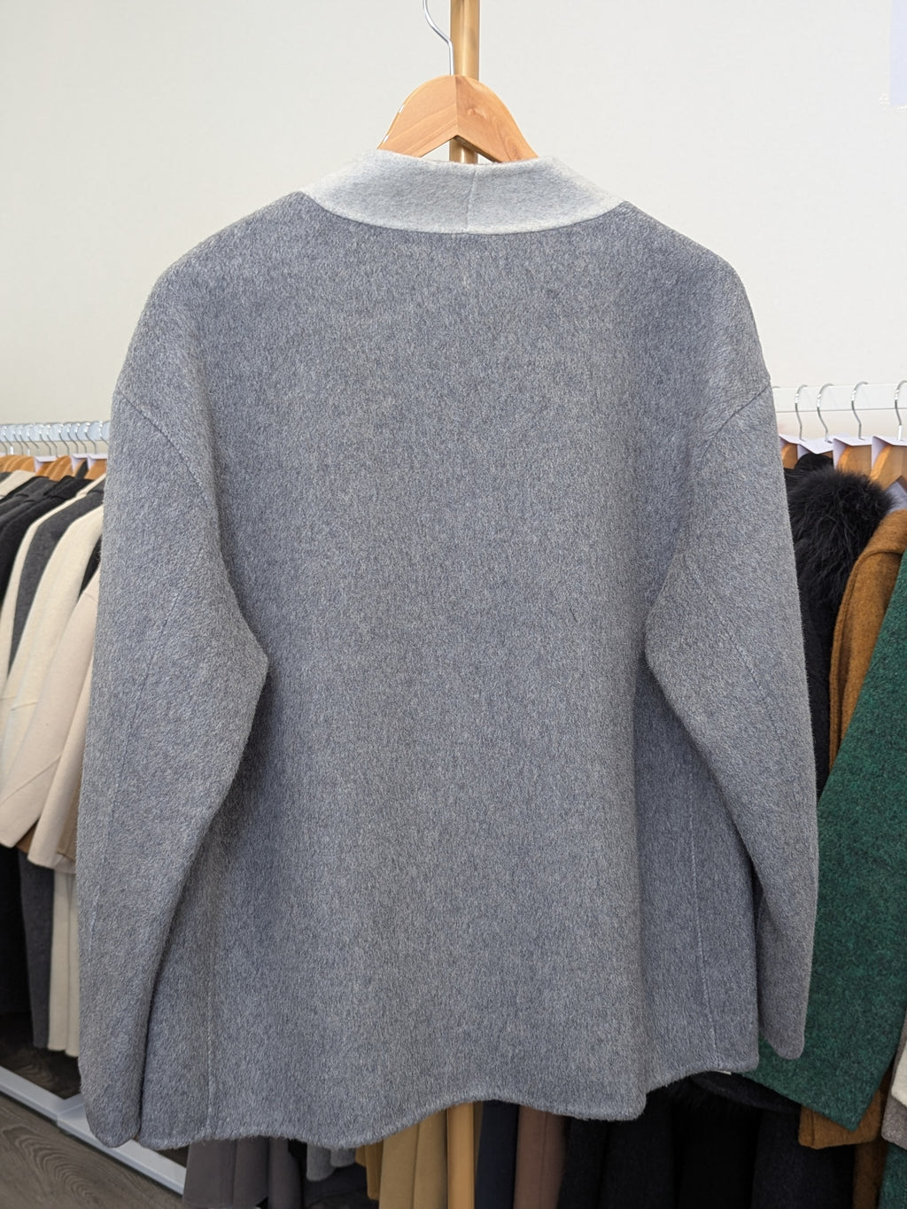 105 70% Wool Coat Grey