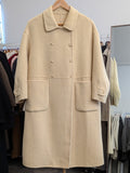 267 75% Wool Coat Yellow S 8-12