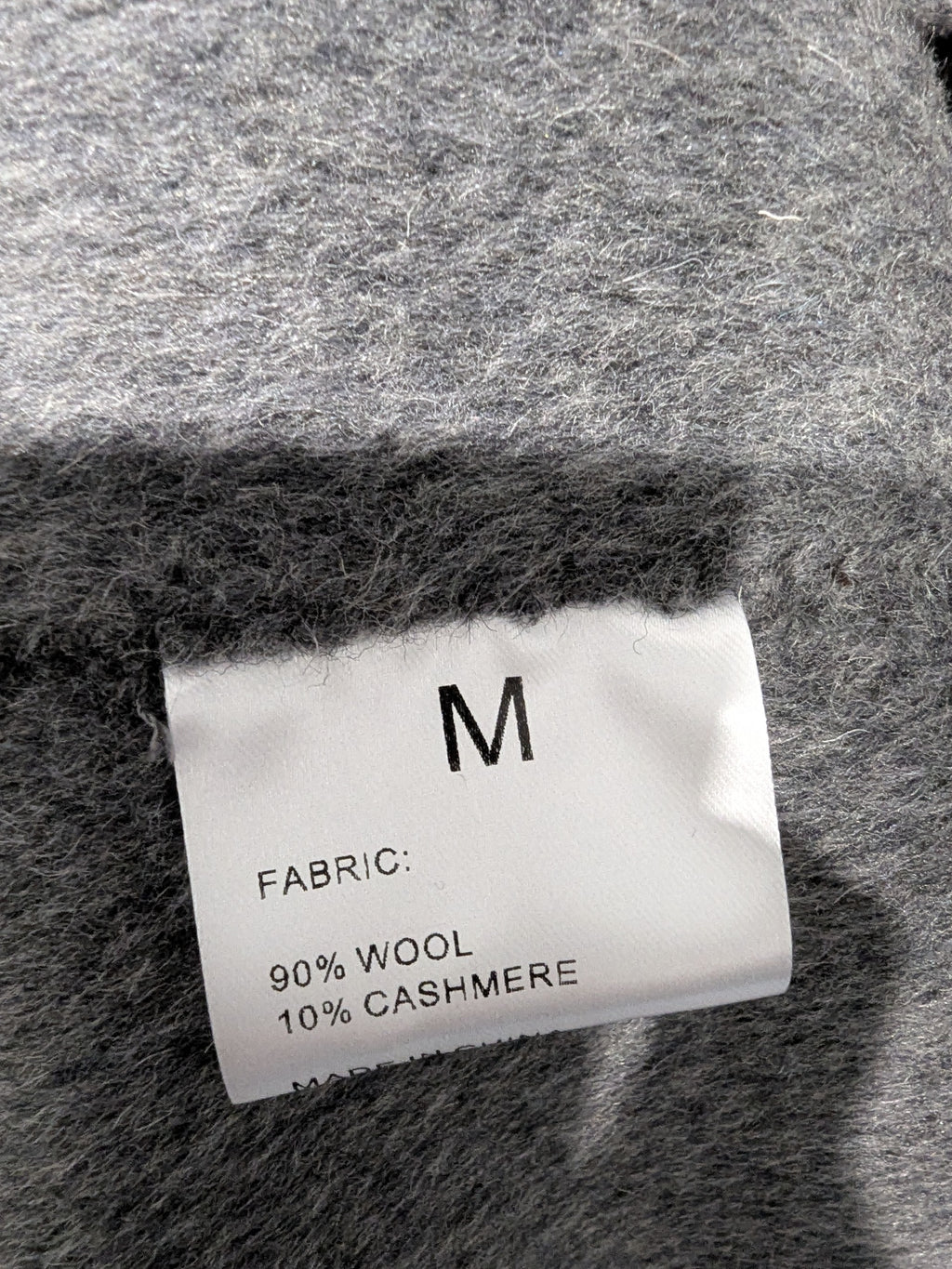 006 Cashmere blend Grey