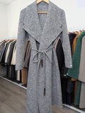 211 70% Wool Coat Grey M 8-10