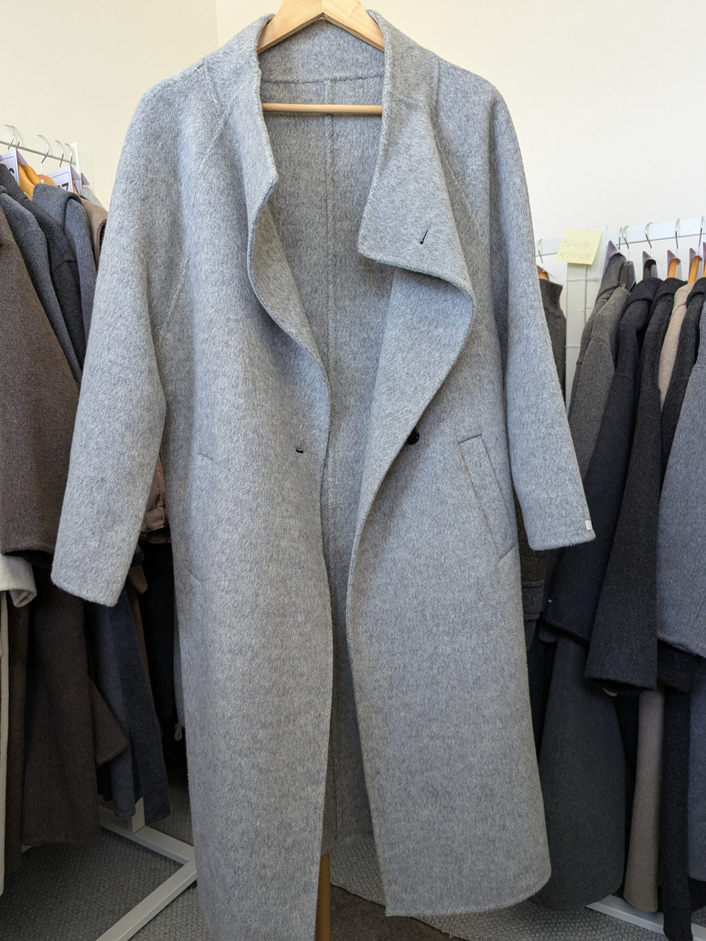 281 70% Wool Coat Grey S 10-14
