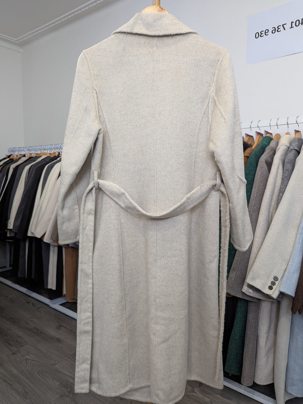 221 70% Wool Coat Beige M 10-12