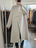 138 95% Wool Coat Oat M 10-12