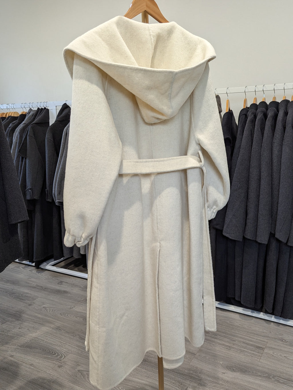 166 100% Wool Coat Beige S 6-8
