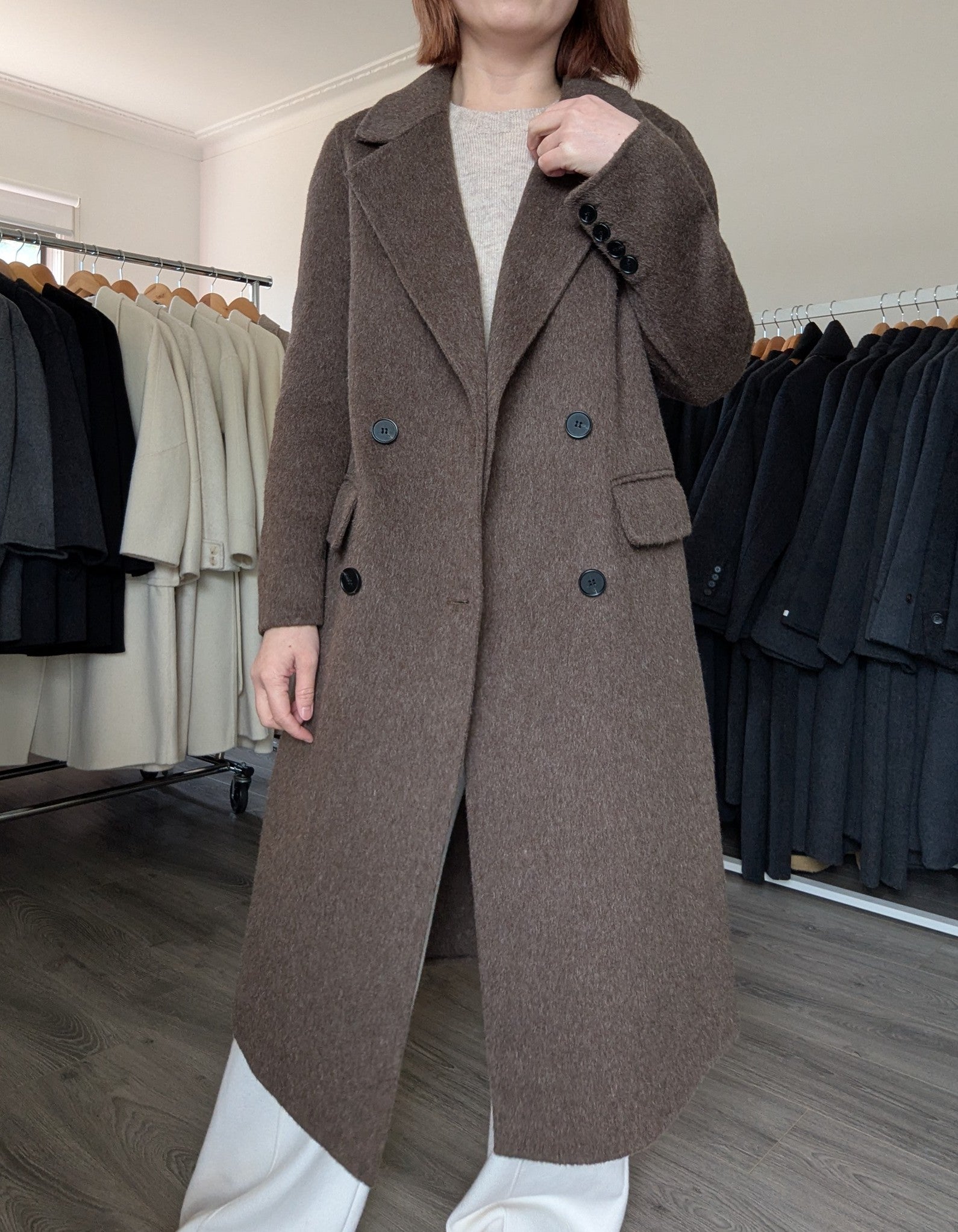 007 Cashmere blend Brown