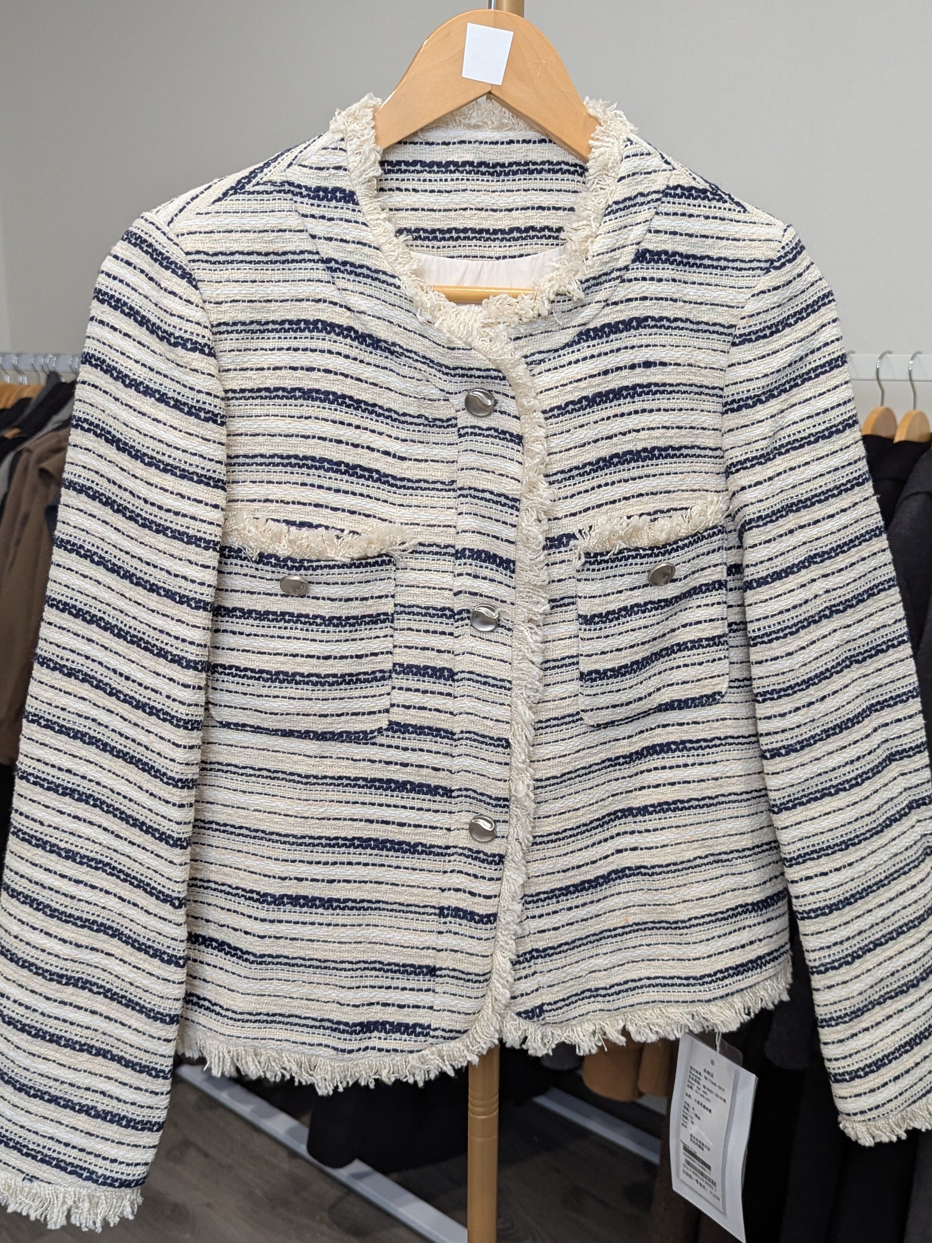 215 Goose Down Tweed Jacket