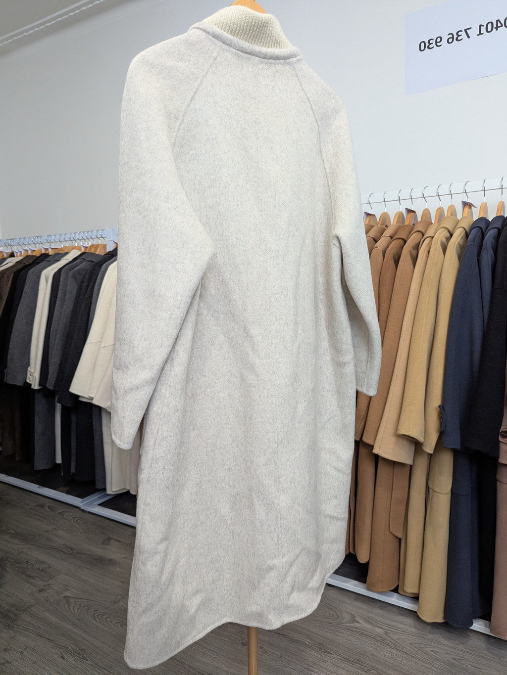 205 70% Wool Coat Beige M 8-12