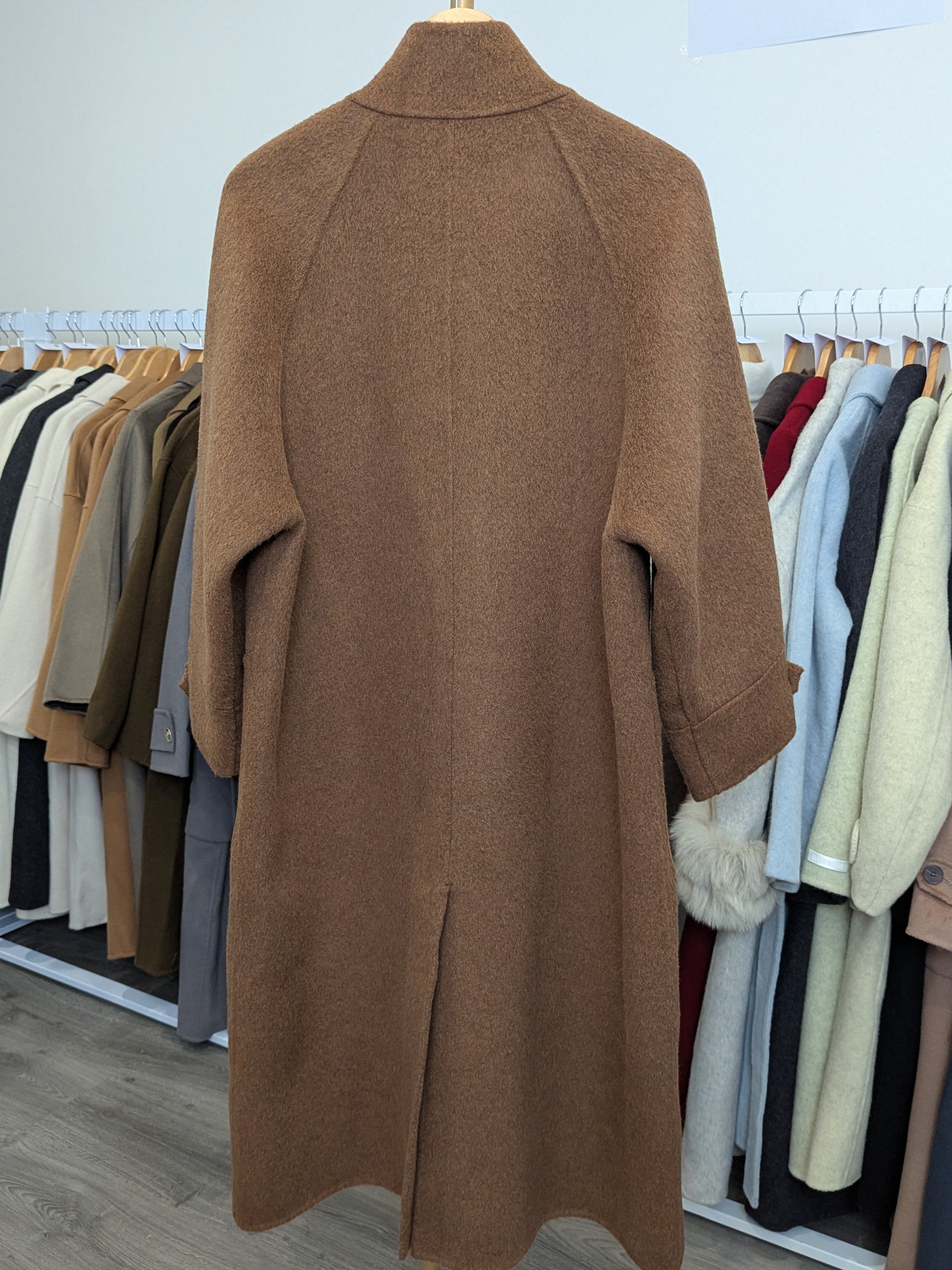 112 100% Wool Coat Camel