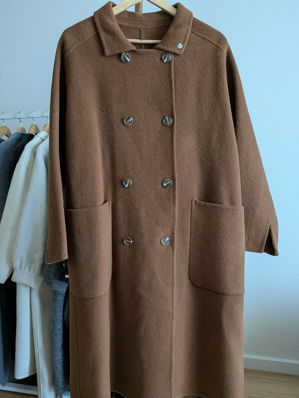 238 70% Wool Coat Camel M 12-14