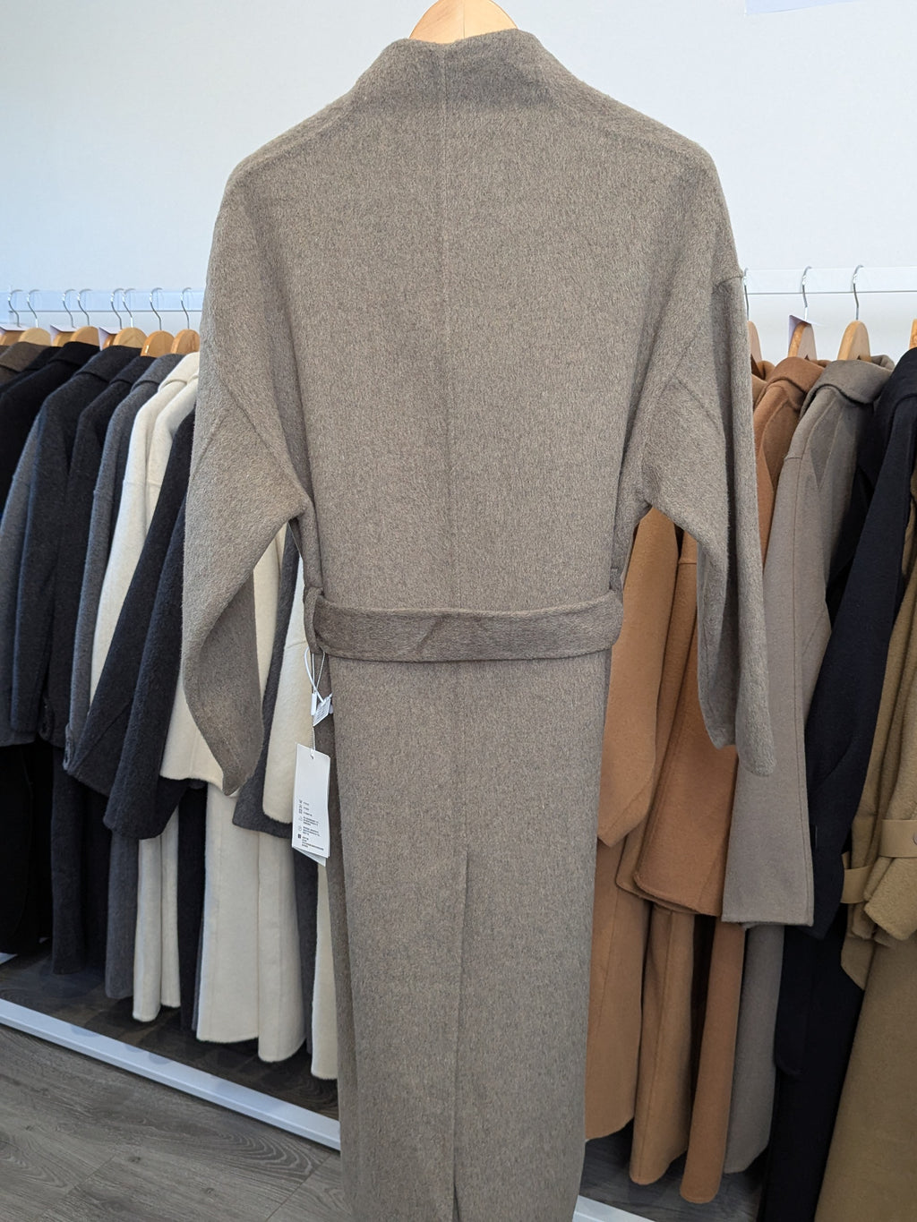124 70% Wool Coat Light brown