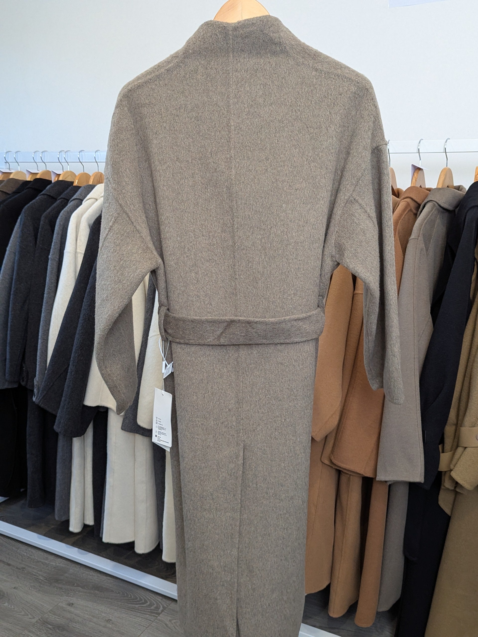 124 70% Wool Coat Light brown