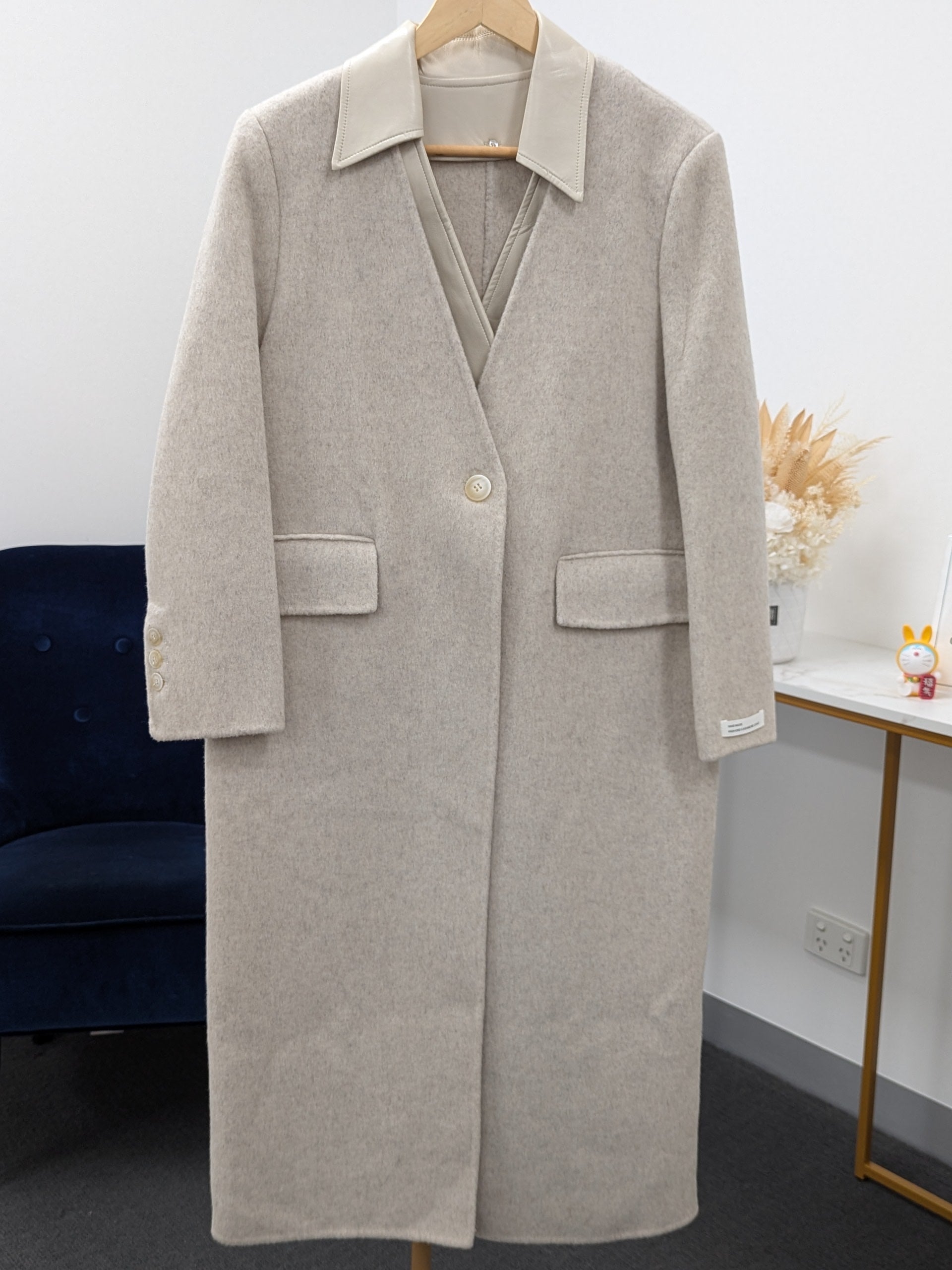 10% Silk 90% Wool Coat Women Warehouse 255