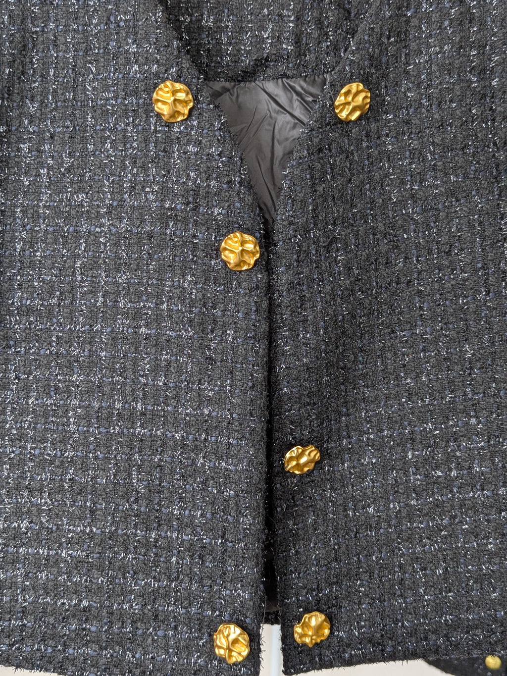 Goose Down Tweed Jacket 137 Size 8-10