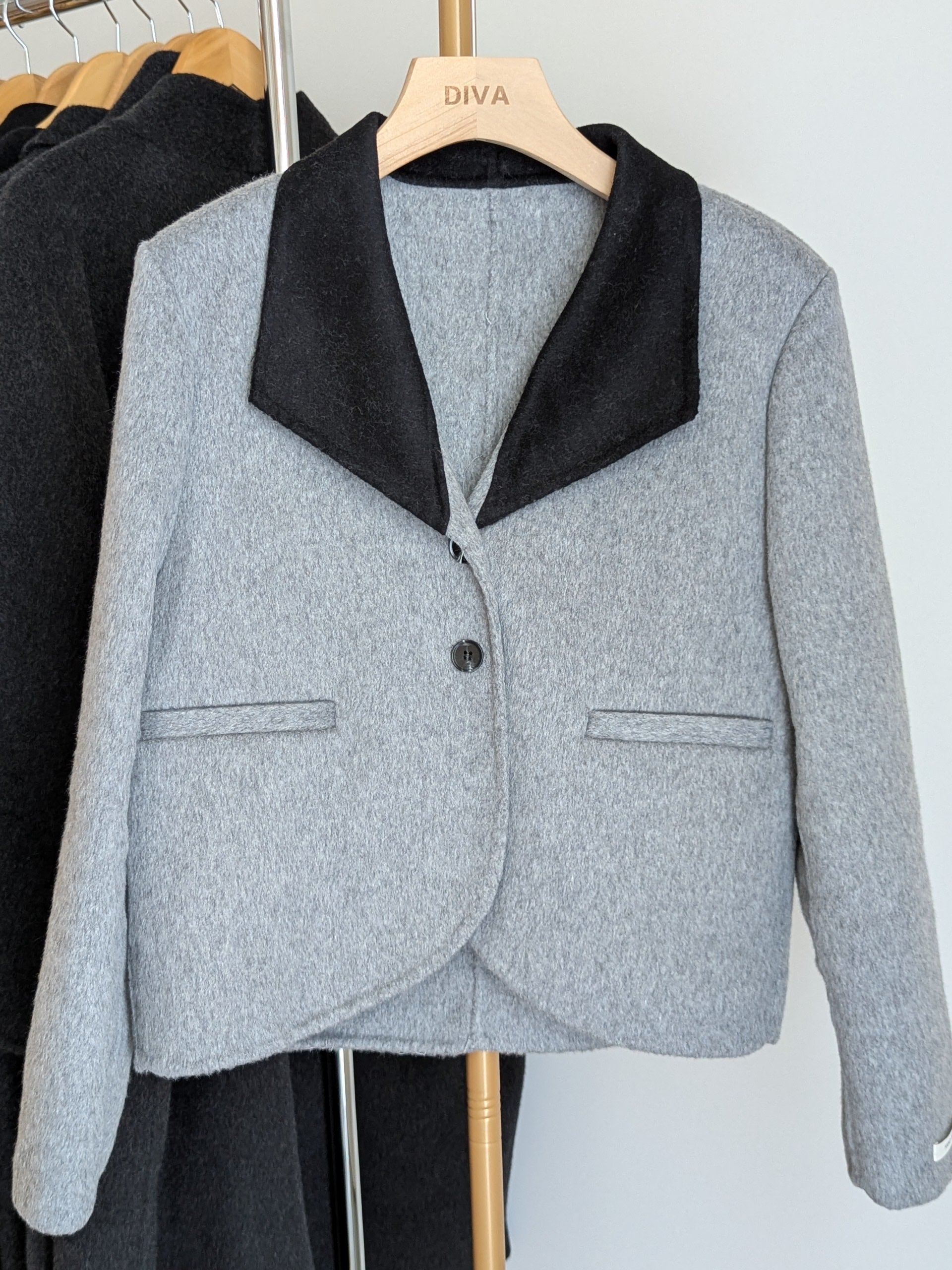 Brand New Pure Wool Coat Hand Made 174 Size S8-10