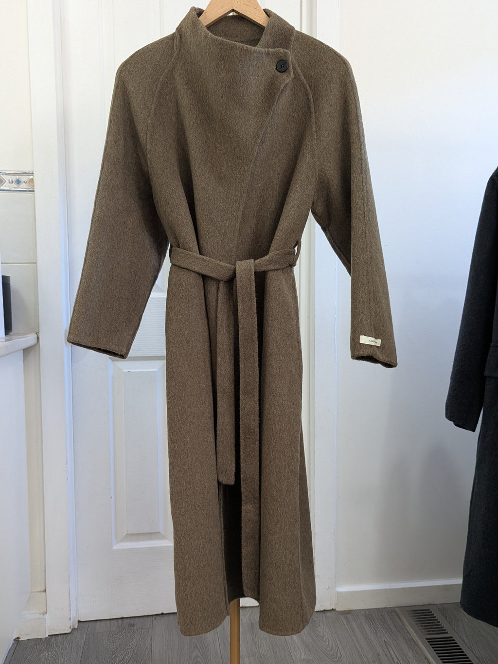 142 100% Wool Coat Olive S 8-10