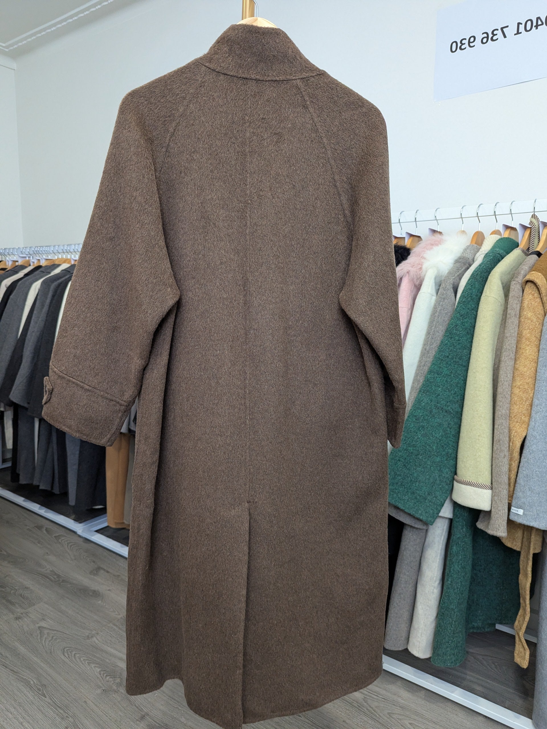139 100% Wool Coat Brown