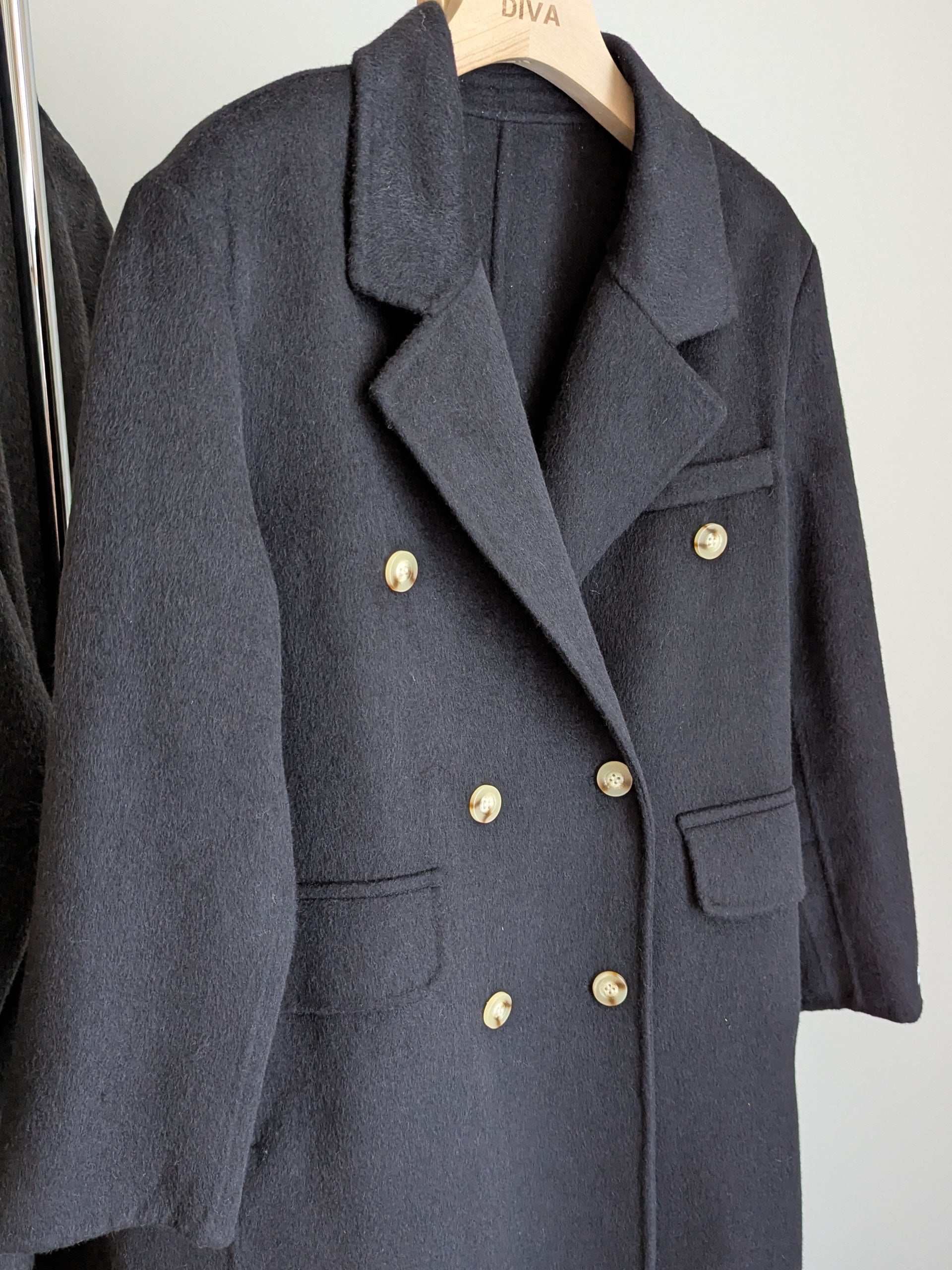 Brand New Pure Wool Coat Hand made 160 Size S8-10 M10-12