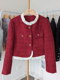 Goose Down Tweed Jacket 136 Size S4-6 M6-8 L8-10