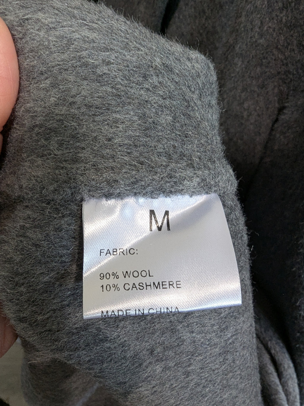 005 Cashmere blend Grey