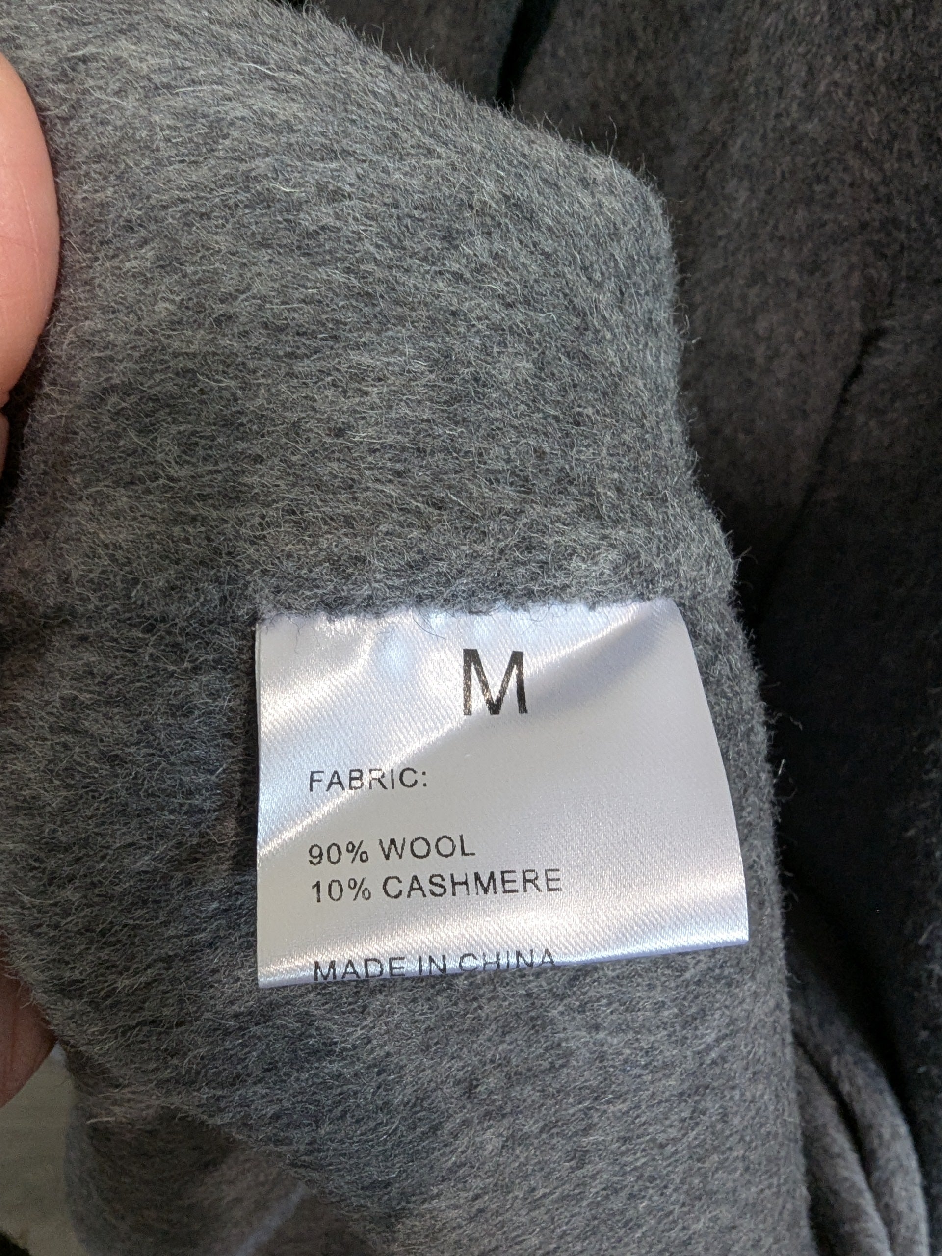 005 Cashmere blend Grey