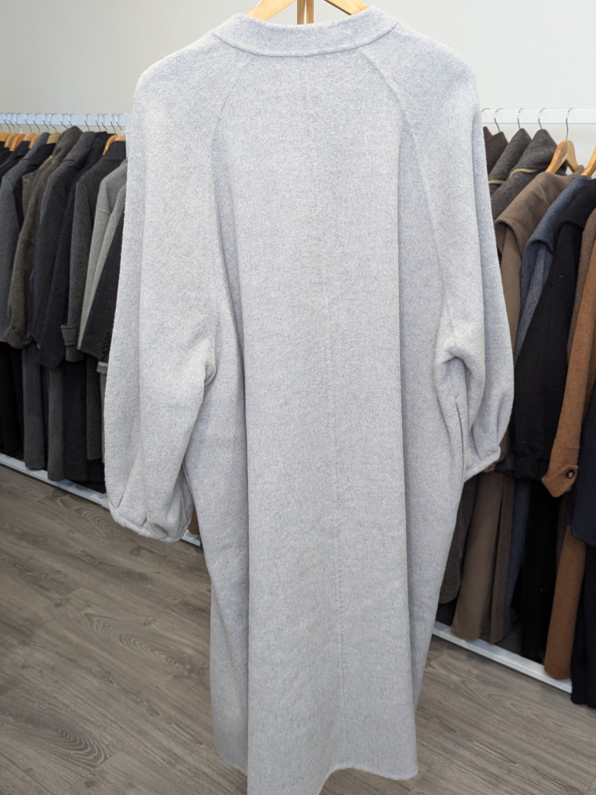 180 70% Wool Coat Beige Light grey Dark grey M 10-14
