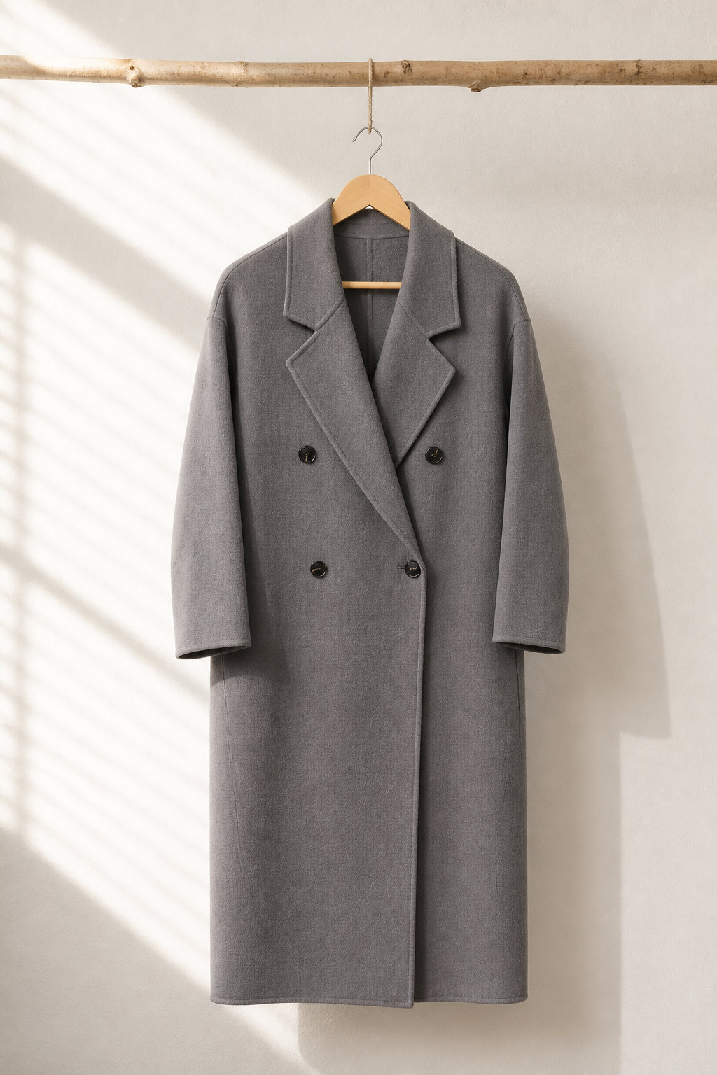 030 100% Wool Coat S 8-10 M 12-14 Grey