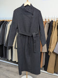 189 100% Wool Coat Charcoal