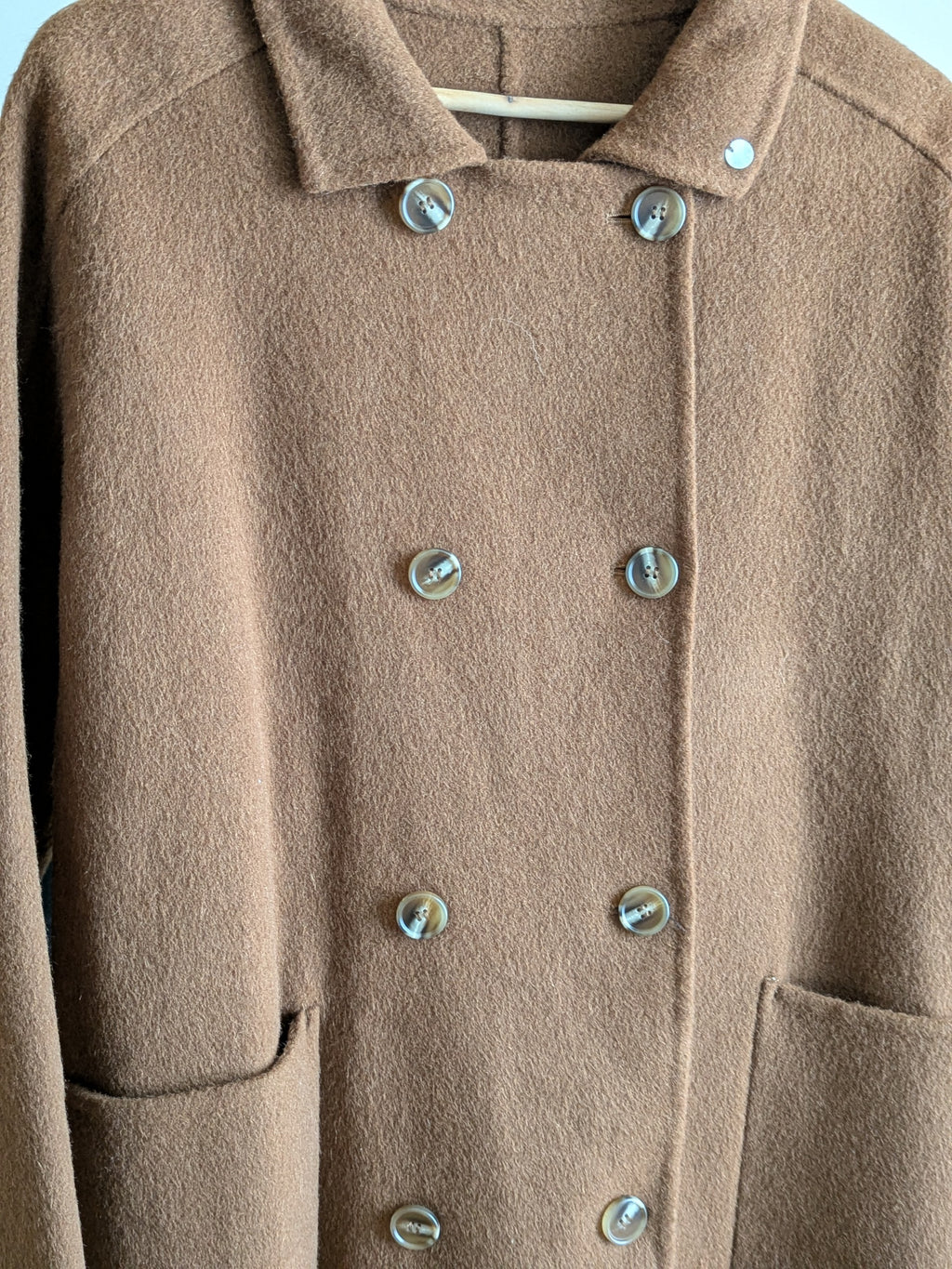 238 70% Wool Coat Camel M 12-14