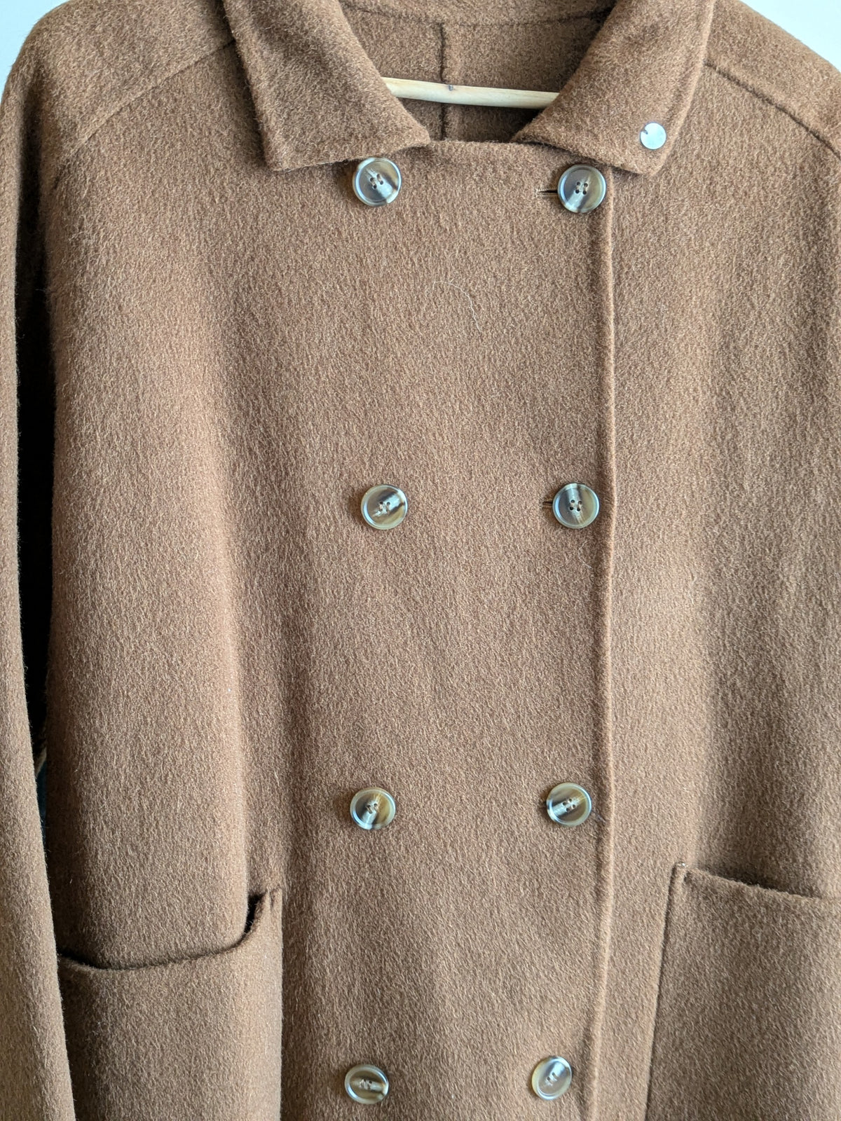 238 70% Wool Coat Camel M 12-14