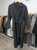 116 100% Wool Coat Charcoal