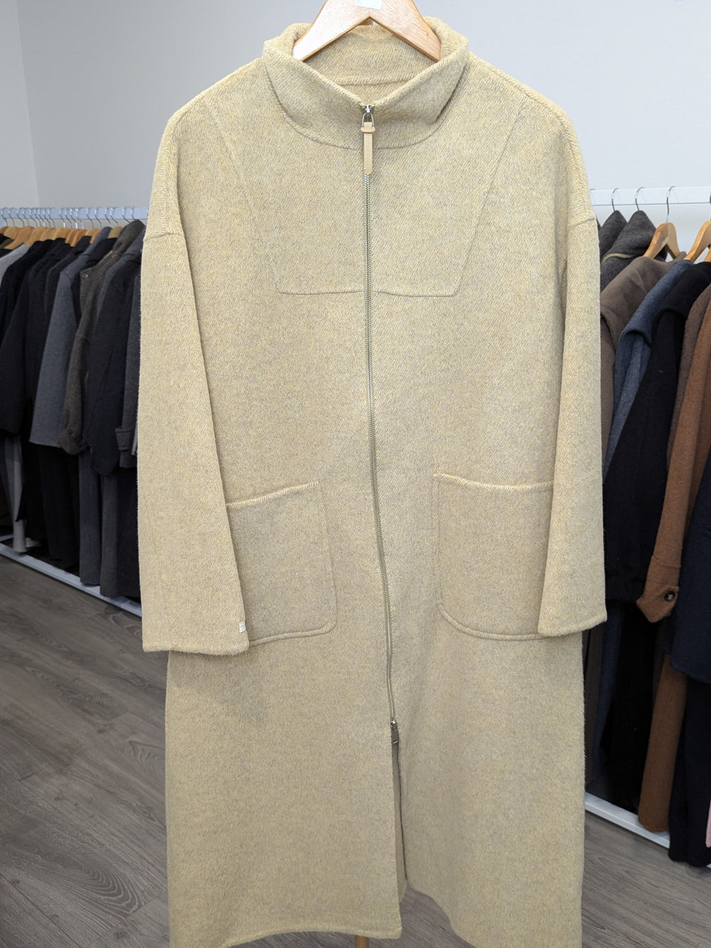 190 100% Wool Coat Lemon M 12-14